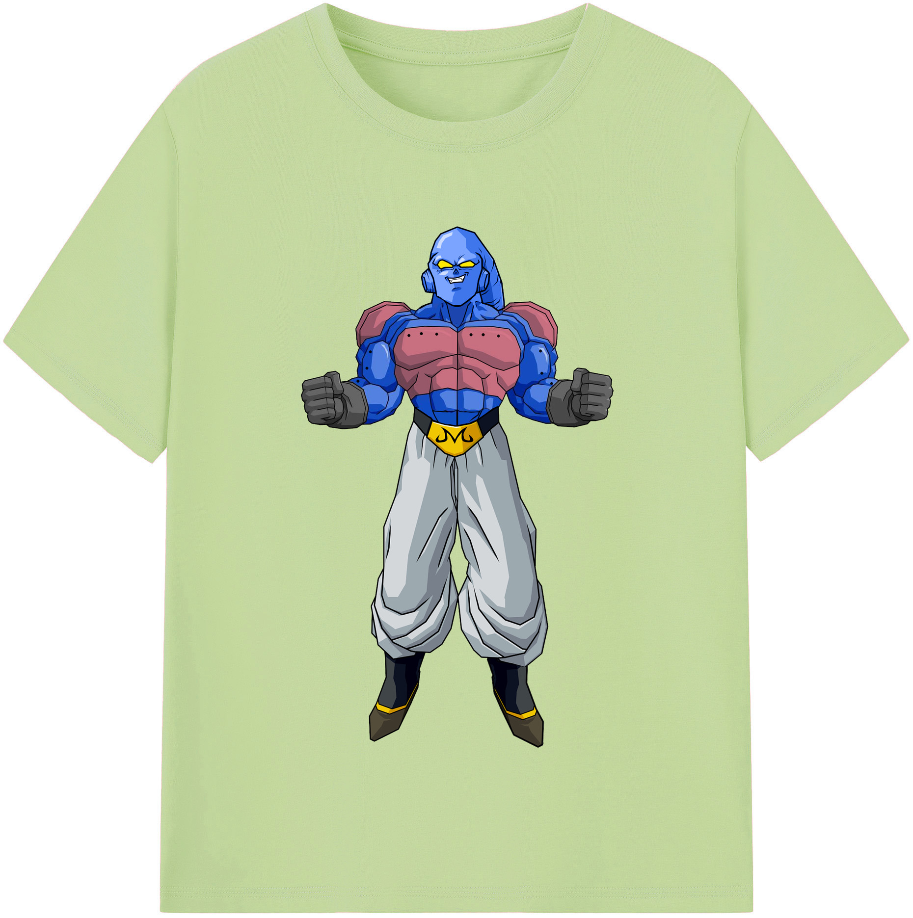 （画像用） ドラゴンボール 魔人ブウ DRAGON BALL Majin Buu 綿100％半袖Tシャツ（フロントプリント）